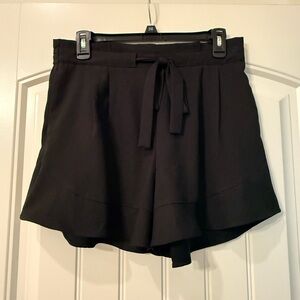DR2 Black Women's Skorts with Tie Waist
